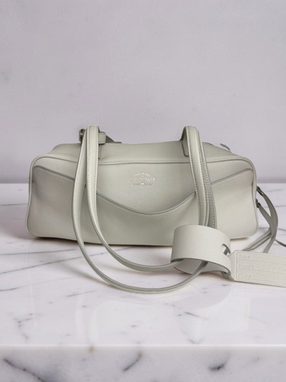 Balenciaga Carrie Bowling Bag Small Leather